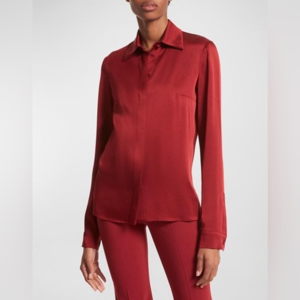 Michael Kors Collection Merlot Shirt